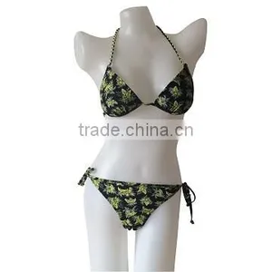 Top Quality New Arrival Orange Shivering Triangle Women Bikini Swimwear thumbnail-3