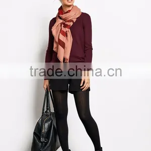 Fitted Fully Fashioned Knitwear Soft Knitting Fabric Ladies Cardigan Knitting Patterns thumbnail-4
