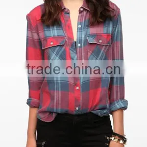 New Arrival Winter Season Men Yarn Dyed Check Wholesale Flannel Shirt thumbnail-1