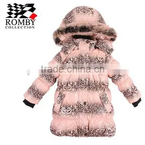 Girls Pink Winter Jacket thumbnail-1