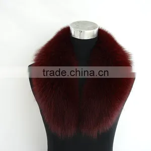 Myfur Multi-color Luxury Real Fur Fox Fur Collar for Jacket Trimmed thumbnail-6