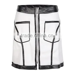 2017 Elegant Fashion Oem High Waist Fomal Women Latest Lady a Line Skirt thumbnail-1