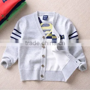New 2016 Hot Autumn Children Sweater Boys Knitting Cotton Sweater Cardigans thumbnail-4