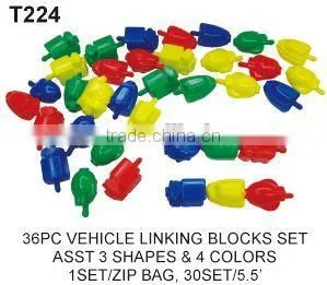 500g Colorful Plastic Intelligent Without Buckle Blocks Educational Toys For Kids thumbnail-3