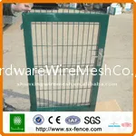Green Color Pvc Coated Fence Gate Factory thumbnail-1