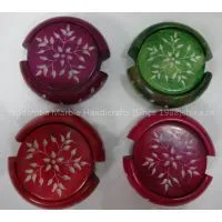Marble Tea Coaster Set Camel Handmade Beautiful Hand Painted Home Decor thumbnail-3