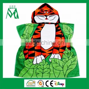 Children Poncho Towel Terry Velour Printed Personalized thumbnail-1