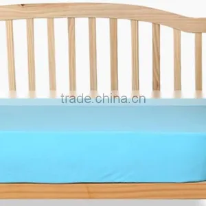 China Suppliers 100% Cotton Fabric Elastic Fitted Sheet for Baby thumbnail-2
