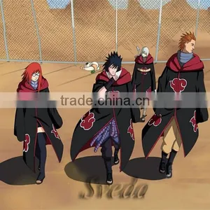 Japanese Anime Naruto Cosplay Costum Naruto Sasuke Cloak Cosplay Accessories thumbnail-1