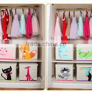 Cotton Canvas Storage Bin /box for Toy Organizer thumbnail-2
