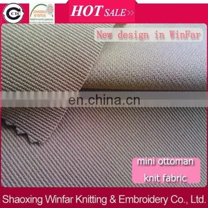 Winfar Textile Polyester Spandex DTY Mini Knit Ottoman Fabric thumbnail-1