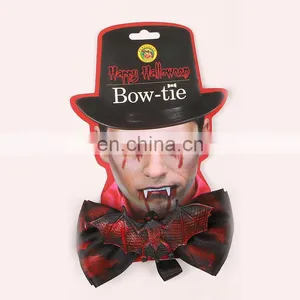 Vampire Costume Silk Bowtie With Bat thumbnail-1