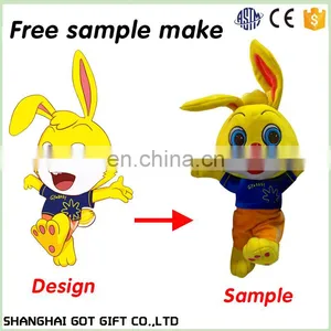 Promotion Creative Personalized Famous Plush Toy With Customized Logo thumbnail-1