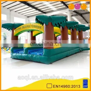 AOQI Products With Free EN14960 Certificate Double Inflatable Water Slideway thumbnail-1