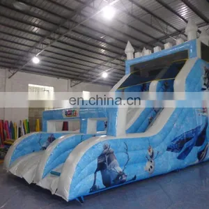 Hot Sales Slideway Frozen Theme Commercial Jumping Castle thumbnail-2