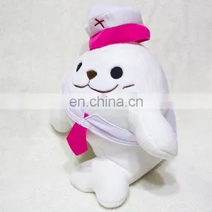 Custom White Nurse Smill Dollphin Plush Stuff Toy thumbnail-1
