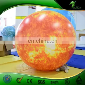 Attractive Lighting Inflatable Nine Planets / Inflatable LED Planet Balloons For Hanging thumbnail-3