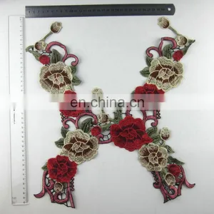 2017 Fashion Colorful Embroidery Lace Collar/lace Patch for Garment Neckline thumbnail-5