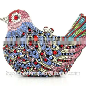 2016 Shining Bird Clutch Purse Crystal Stone Evening Bag thumbnail-3