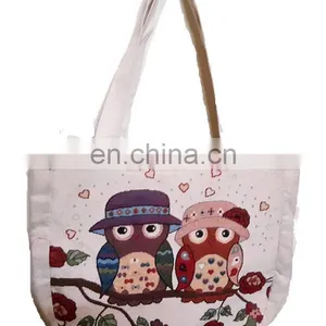 Handloom Cotton Canvas Shopping Tote Bags thumbnail-6