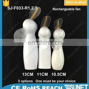 SUNJET 2018 Eco-friendly Flashing Cooling LED Fan Rechargeable thumbnail-3