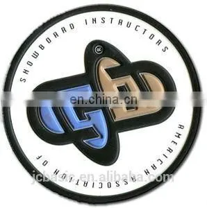 Sew on Silicone Patch Durable Eco-friendly Soft 3D PVC Rubber Badge by Fujian thumbnail-3