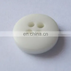 14mm 4 Hole White Resin Button thumbnail-1