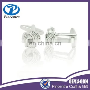 Sterling Silver Knot Cufflinks/silver Knot Cufflinks You Can Import Online thumbnail-1