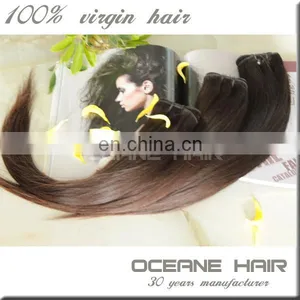 2015 New Style Top Grade Best Selling Factory Price Double Drawn 28 Inch Clip on Human Hair Extension thumbnail-4