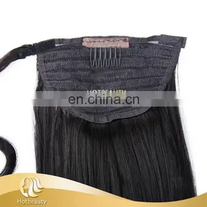 100% Virgin Human Hair, Ponytail Brazilian Hair thumbnail-4