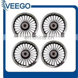 Set of 4 Golf Cart Hubcaps 8' Wheel Covers Fit Club Car Yamaha Ezgo thumbnail-1