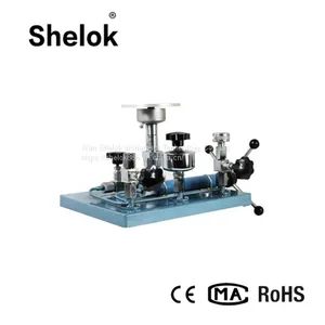 Hand Hold Pump Dead Weight Tester Hydraulic Pressure Calibrator thumbnail-1