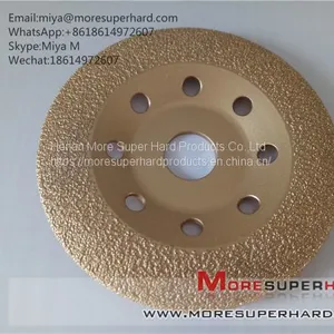 Vacuum Brazed Diamond Grinding Disc for Grinding Marble,ceramic,FRP Miya@moresuperhard.com thumbnail-1