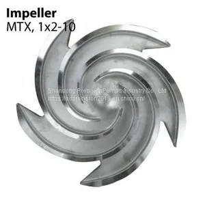 ANSI Process Pump Parts Interchangeability CD4M Goulds 3196 Series Pump Impeller thumbnail-3