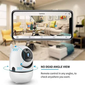 Cheap 720p Home Smart Surveillan Security Alarm WiFi IP Camera thumbnail-4