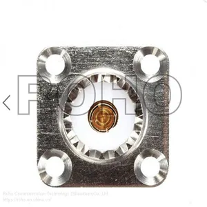 UHF Female Jack 4 Hole 25mm Flange Solder Panel Mount RF Connector thumbnail-2