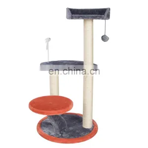 Happy Indoor Funny High Proveedor China Cat Tree With Bird Toy thumbnail-1