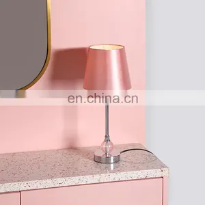Popular Design Nordic Style Living Room Pink Modern Study Desk Lamp for Home Decor thumbnail-3