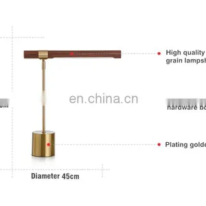 2020 Custom Logo Nordic Modern Design Copper Lamp Foldable Reading Desk Lamp for Hotel Decoration thumbnail-6