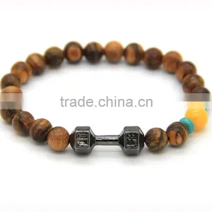 HTB0107 Wholesales Custume Jewellery Beads Bracelets Glass Beaded Wrap Bracelet thumbnail-4