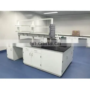 C Frame Full Steel Structure Lab Furniture Table Lab Work Bench thumbnail-1