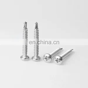 Stainless Steel 304 Zinc DIN7504N Pan Head Self Drilling Tapping Screw 410 thumbnail-1