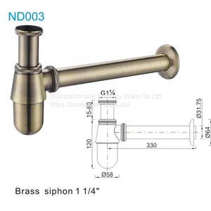 Sanitary Ware Bottle Trap Siphon P Trap thumbnail-4