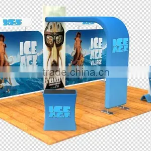 Jiangmen Fashion Style 8ft & 10ft Exhibition Pop up Stand, Fabric Pop up thumbnail-3