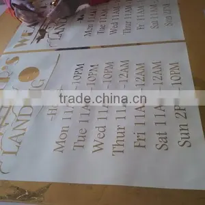 Window Perf Sticker With Gold Color Kiss Cut Manufacturer thumbnail-2