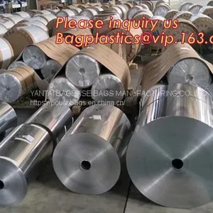 8011 /8006 0.01mm - 0.025mm Aluminium Household Foil Rolls for Packaging,foil Jumbo Roll Manufacturer,Large Rolls Of Alu thumbnail-3