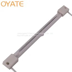 Medium Wave 220v1500w OYATE Heating White Reflector Infrared Halogen Single Tube Lamps thumbnail-2