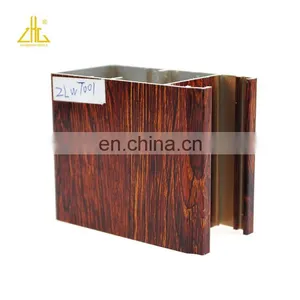 ZHONGLIAN Wooden Grain Aluminium Profiles for Windows and Doors thumbnail-1