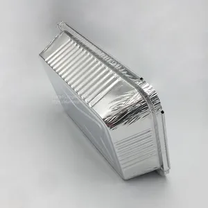 1000ml Rectangular Aluminium Foil Pan Takeaway Food Box thumbnail-2