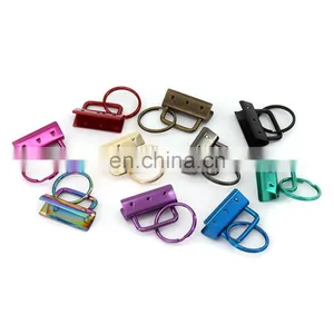 Custom Quality Fashion Decorative Key Fob Hardware Nickle Free Rainbow Key Fob Hardware With Key Ring thumbnail-1